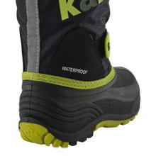Kamik Winterstiefel Waterbug 5G (wasserdicht) schwarz/grün Kinder